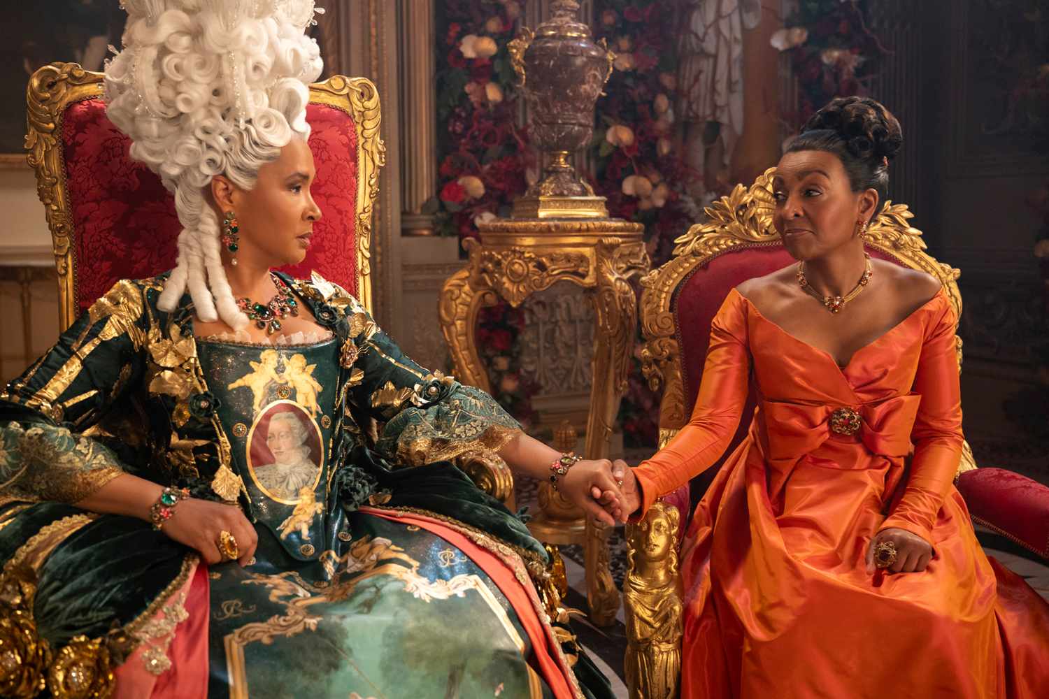 Queen Charlotte and Lady Danbury Netflix's Bridgerton Season 4
